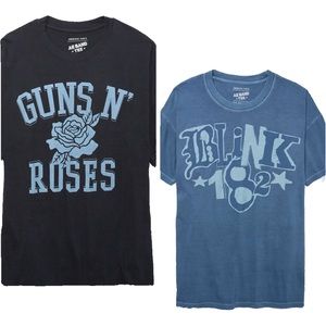 COPY - American Eagle Short Sleeve Graphic Band Tees